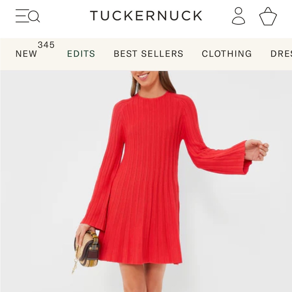 Tuckernuck Red Knit Dress